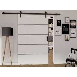 Schuifdeur LIVOURNE 96 cm wit