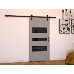 Schuifdeur LITAFO 76 cm grijs