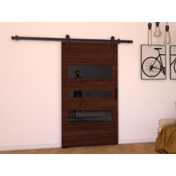 Schuifdeur LITAFO 86 cm wengue