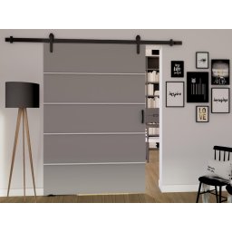 Schuifdeur LIVOURNE 106 cm grijs