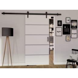 Schuifdeur LIVOURNE 76 cm wit