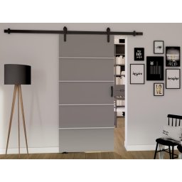 Schuifdeur LIVOURNE 76 cm grijs