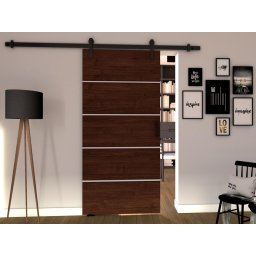 Schuifdeur LIVOURNE 76 cm wengue