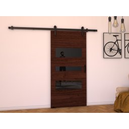 Schuifdeur LITAFO 76 cm wengue