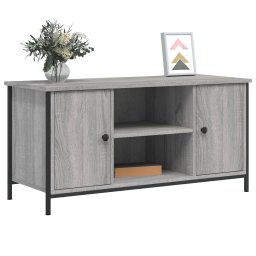 vidaXL Tv-meubel 100x40x50 cm bewerkt hout grijs sonoma eikenkleurig