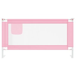 vidaXL Bedhekje peuter 160x25 cm stof roze