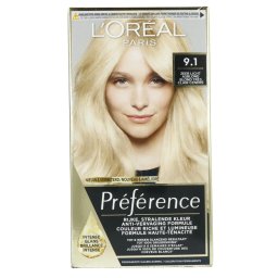 L'Oréal Paris Préférence 9.1 Zeer Licht Asblond