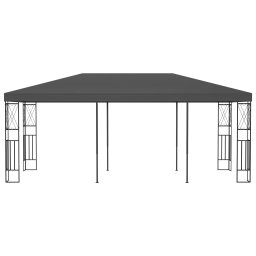 vidaXL Prieel 3x6 m stof antraciet