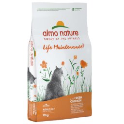 2x12kg Holistic Adult: Kip & Rijst Almo Nature Holistic Kattenvoer