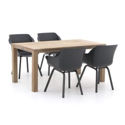 + 15% kassakorting | Hartman Sophie Element/ROUGH-S 160cm dining tuinset 5-delig - Laagste prijsgarantie!