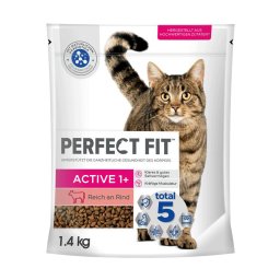 2 x 1,4 kg Active 1+ Rijk aan Rund Perfect Fit Kattenvoer