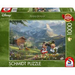 Disney - Mickey & Minnie in the Alps Puzzel (1000 stukjes)
