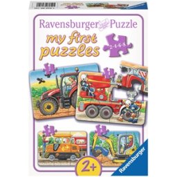 My First Puzzel - Aan het Werk (4 in 1)