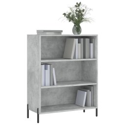 vidaXL Schappenkast 69,5x32,5x90 cm bewerkt hout betongrijs
