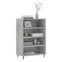 vidaXL Hoge kast 57x35x90 cm bewerkt hout betongrijs