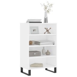 vidaXL Hoge kast 57x35x90 cm bewerkt hout wit