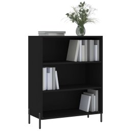 vidaXL Schappenkast 69,5x32,5x90 cm bewerkt hout zwart