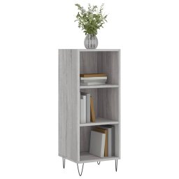 vidaXL Dressoir 34,5x32,5x90 cm bewerkt hout grijs sonoma eikenkleurig