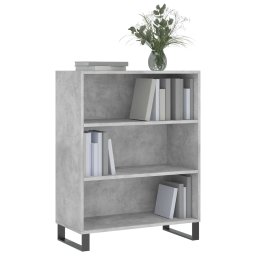 vidaXL Schappenkast 69,5x32,5x90 cm bewerkt hout betongrijs