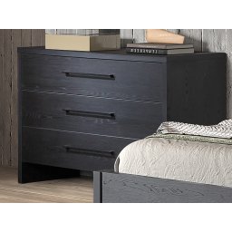 Commode ROSITA 3 lades nox zwart