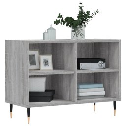 vidaXL Tv-meubel 69,5x30x50 cm bewerkt hout grijs sonoma eikenkleurig