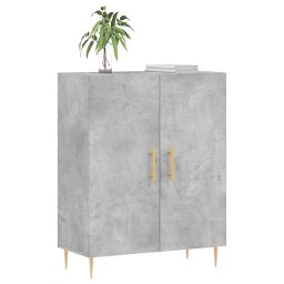 vidaXL Dressoir 69,5x34x90 cm bewerkt hout betongrijs