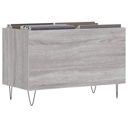 vidaXL Platenkast 74,5x38x48 cm bewerkt hout grijs sonoma eikenkleurig