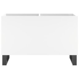 vidaXL Platenkast 74,5x38x48 cm bewerkt hout wit