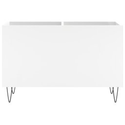 vidaXL Platenkast 74,5x38x48 cm bewerkt hout wit