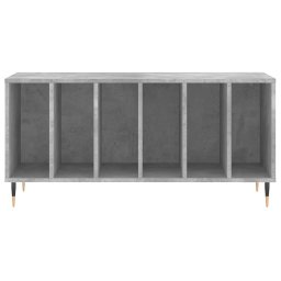 vidaXL Platenkast 100x38x48 cm bewerkt hout betongrijs