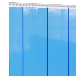 vidaXL Deurgordijn 200x1,6 mm 50 m PVC blauw