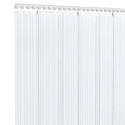 vidaXL Deurgordijn 200x1,6 mm 50 m PVC transparant