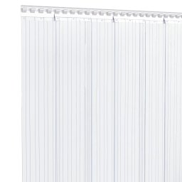 vidaXL Deurgordijn 300x2,6 mm 10 m PVC transparant