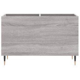 vidaXL Platenkast 74,5x38x48 cm bewerkt hout grijs sonoma eikenkleurig