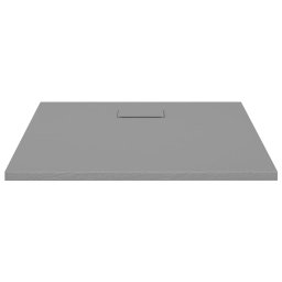 vidaXL Douchebak 90x80 cm SMC grijs