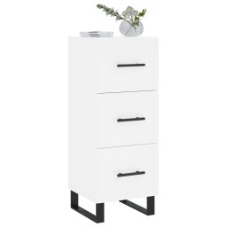 vidaXL Dressoir 34,5x34x90 cm bewerkt hout wit