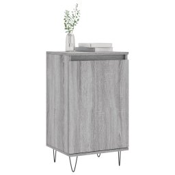 vidaXL Dressoirs 2 st 40x35x70 cm bewerkt hout grijs sonoma