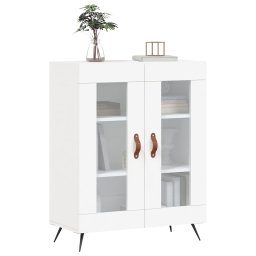 vidaXL Dressoir 69,5x34x90 cm bewerkt hout wit