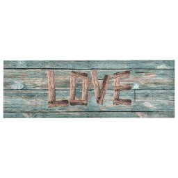vidaXL Keukenmat wasbaar Love 45x150 cm