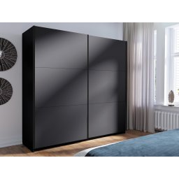 Kledingkast ARSENIC 2 deuren 151 cm grafiet
