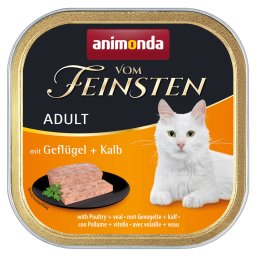 6x100g Adult Gevogelte & Kalf animonda Vom Feinsten Kattenvoer