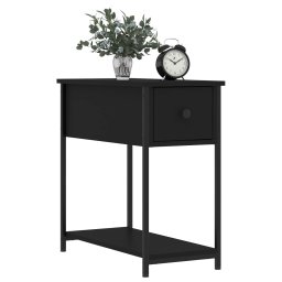 vidaXL Nachtkastjes 2 st 30x60x60 cm bewerkt hout zwart