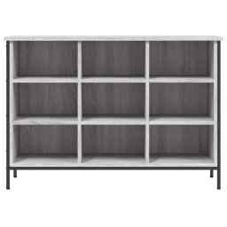 vidaXL Schoenenkast 100x35x70 cm bewerkt hout grijs sonoma eikenkleur