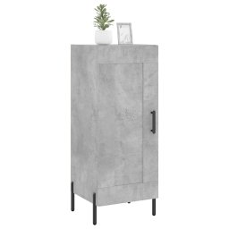 vidaXL Dressoir 34,5x34x90 cm bewerkt hout betongrijs