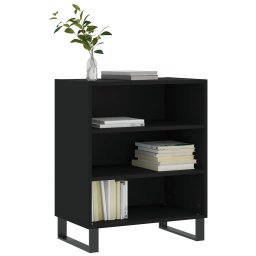 vidaXL Dressoir 57x35x70 cm bewerkt hout zwart