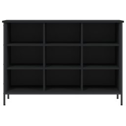 vidaXL Schoenenkast 100x35x70 cm bewerkt hout zwart