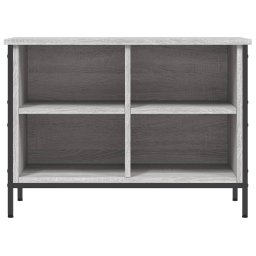 vidaXL Schoenenkast 69x35x50 cm bewerkt hout grijs sonoma eikenkleurig