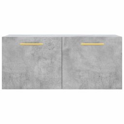 vidaXL Wandkast 80x36,5x35 cm bewerkt hout betongrijs