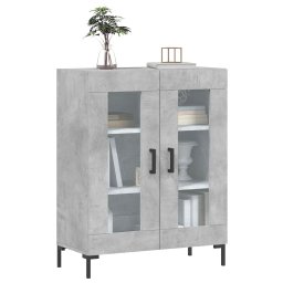 vidaXL Dressoir 69,5x34x90 cm bewerkt hout betongrijs