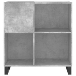 vidaXL Platenkast 84,5x38x89 cm bewerkt hout betongrijs